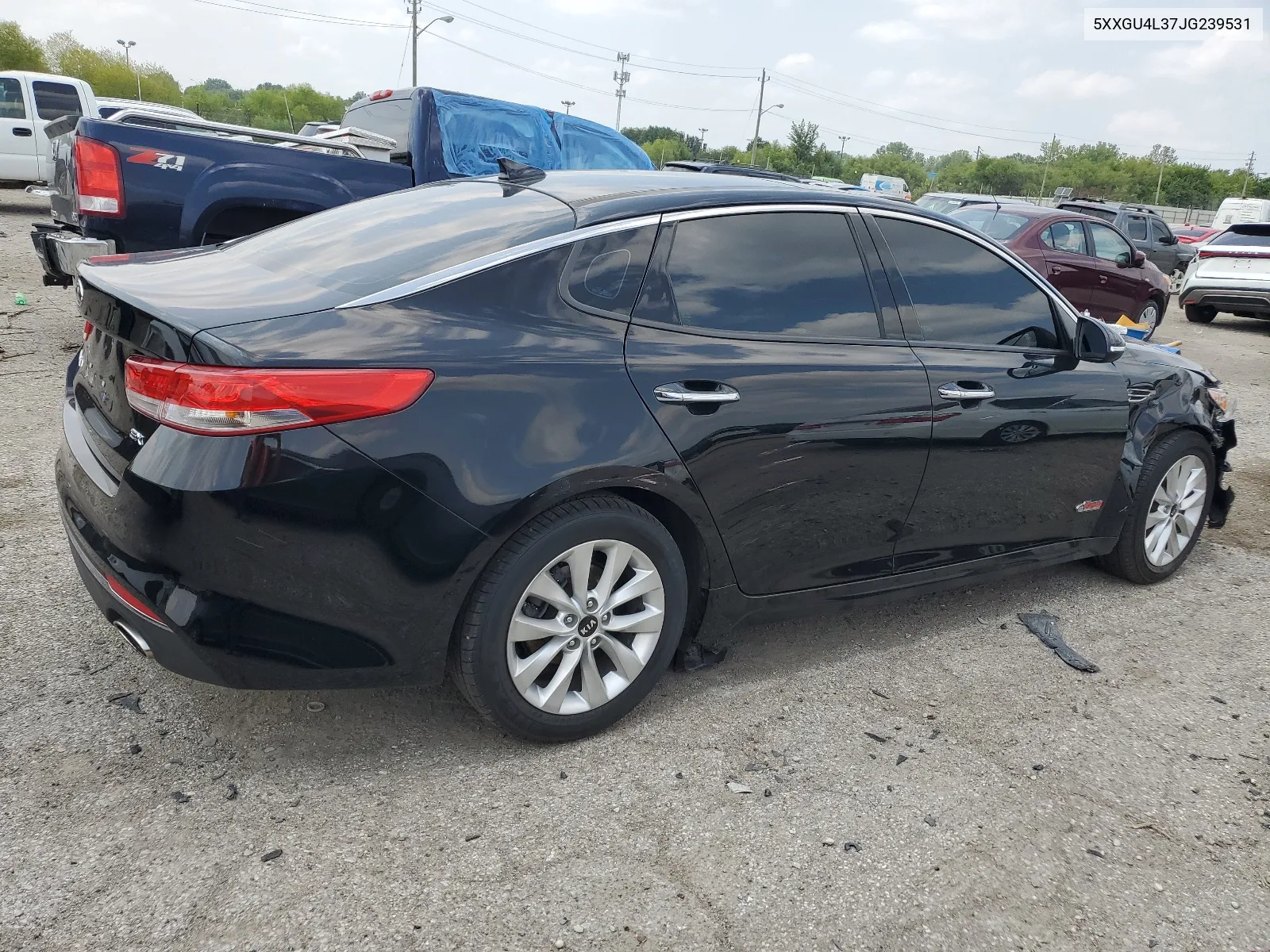 2018 Kia Optima Ex VIN: 5XXGU4L37JG239531 Lot: 64792744