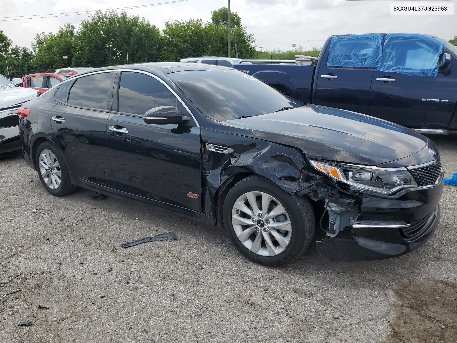 2018 Kia Optima Ex VIN: 5XXGU4L37JG239531 Lot: 64792744