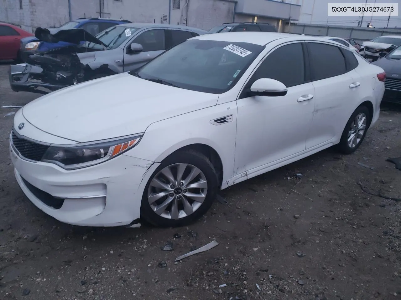 2018 Kia Optima Lx VIN: 5XXGT4L30JG274673 Lot: 64829574