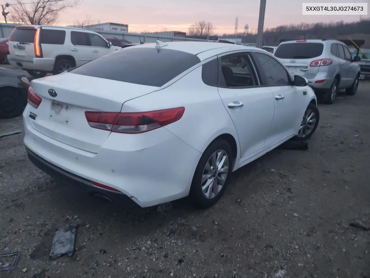 2018 Kia Optima Lx VIN: 5XXGT4L30JG274673 Lot: 64829574