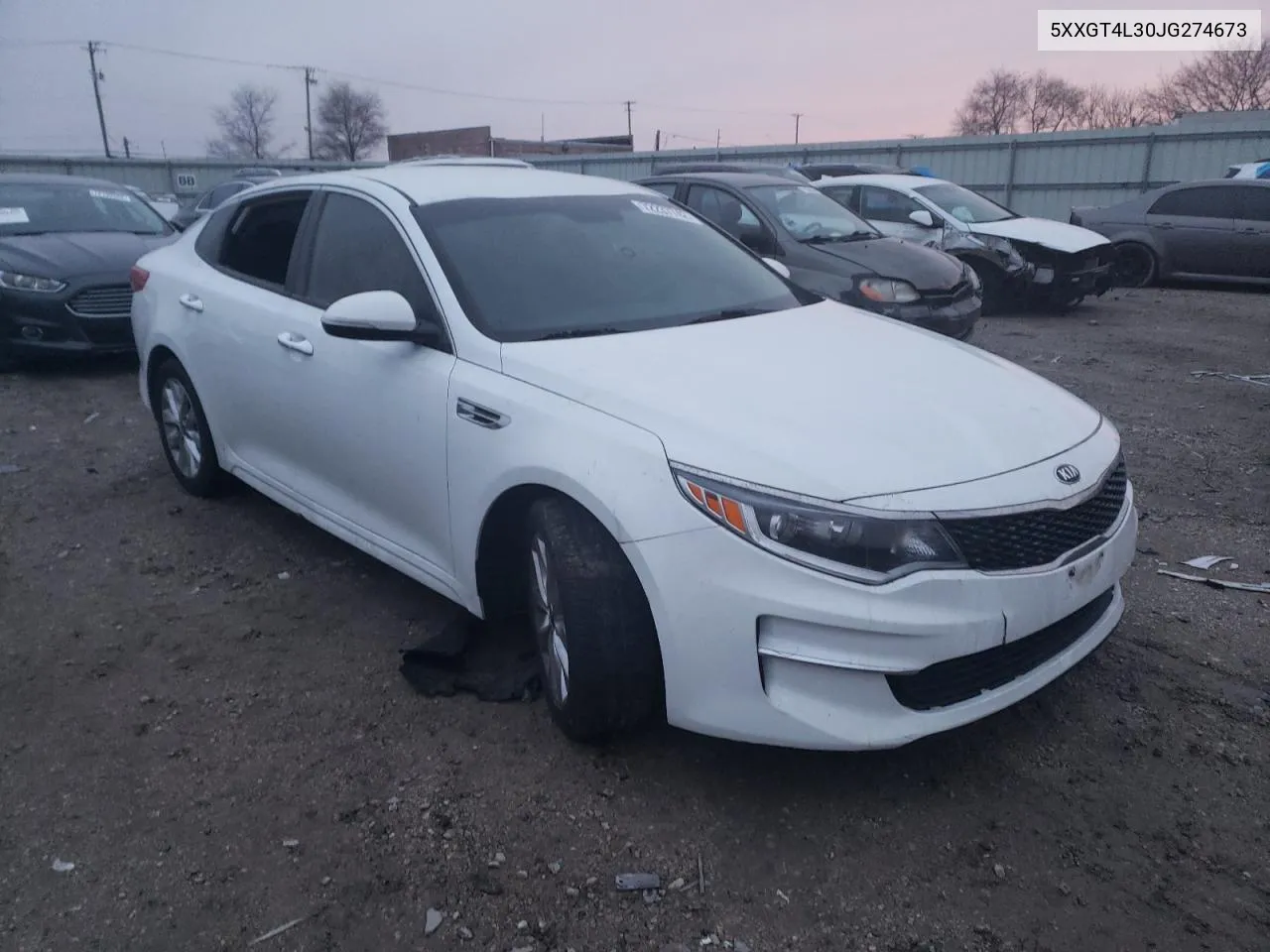 2018 Kia Optima Lx VIN: 5XXGT4L30JG274673 Lot: 64829574