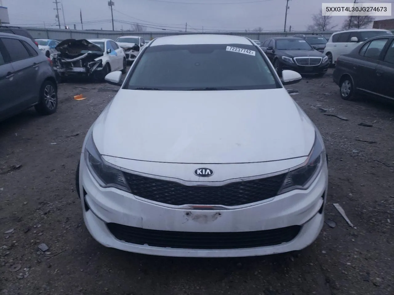 2018 Kia Optima Lx VIN: 5XXGT4L30JG274673 Lot: 64829574