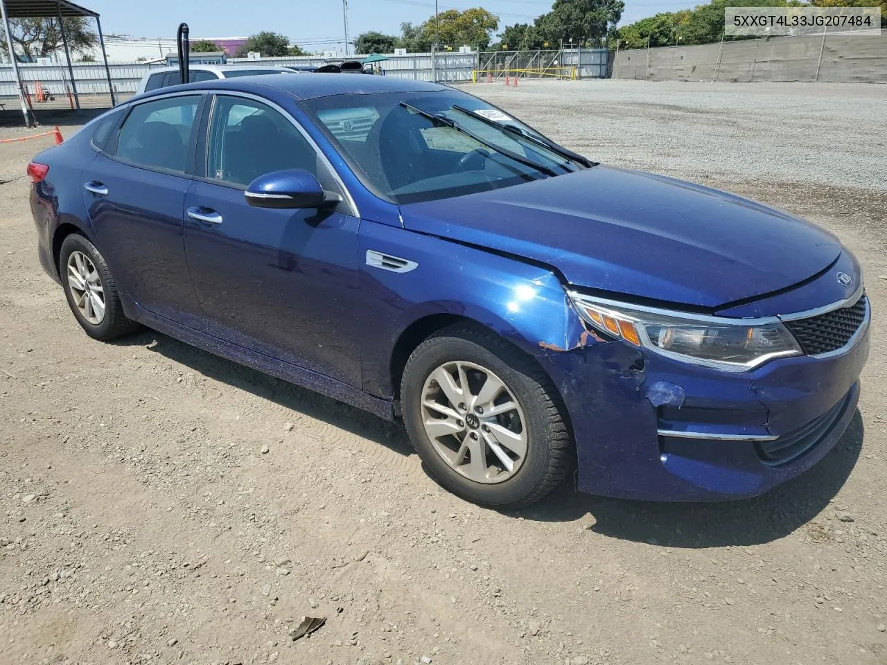 5XXGT4L33JG207484 2018 Kia Optima Lx