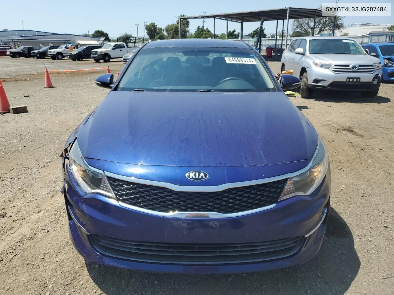 5XXGT4L33JG207484 2018 Kia Optima Lx