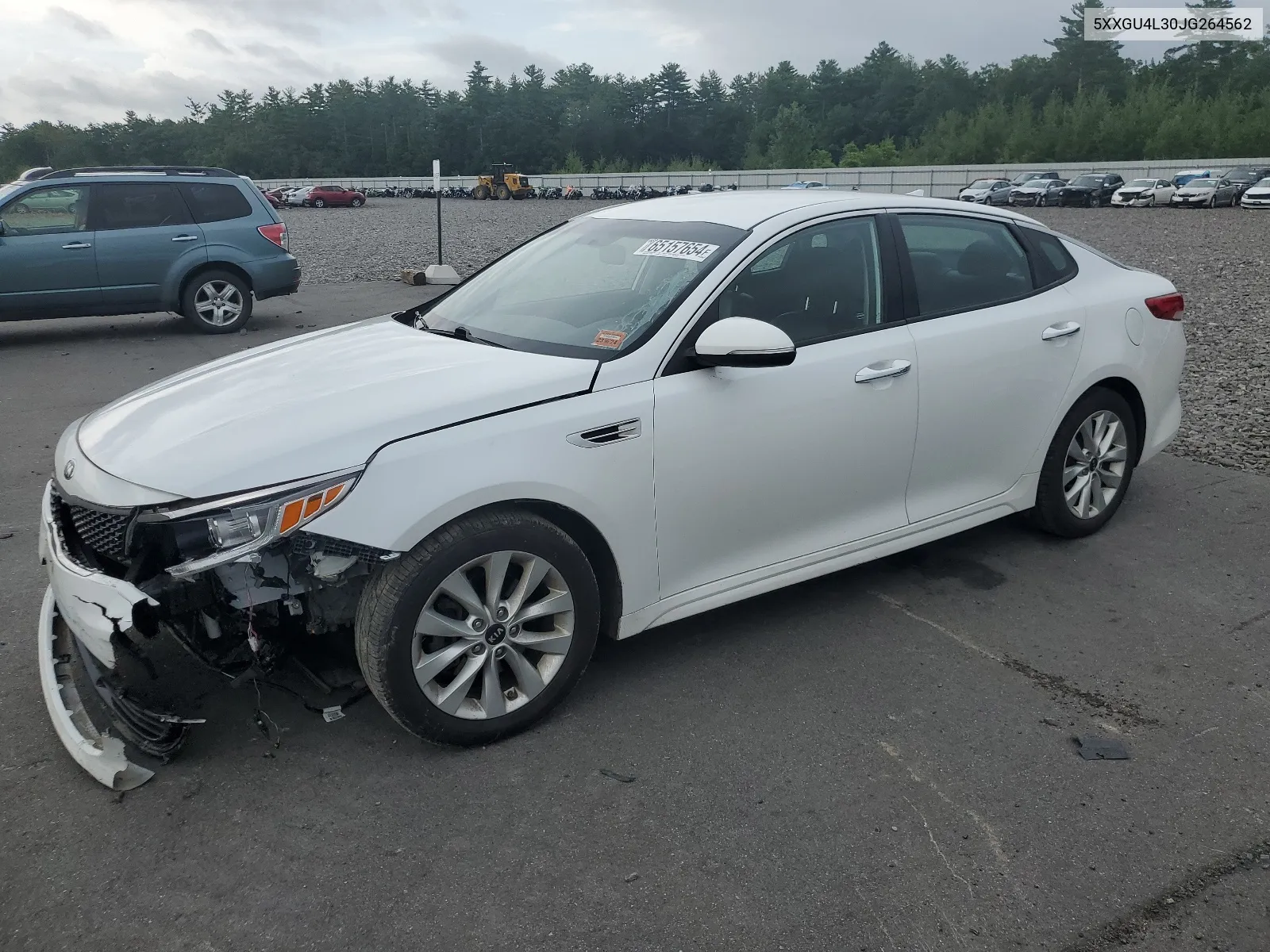 5XXGU4L30JG264562 2018 Kia Optima Ex