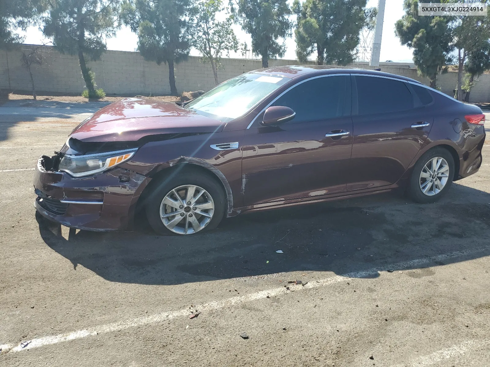 5XXGT4L3XJG224914 2018 Kia Optima Lx