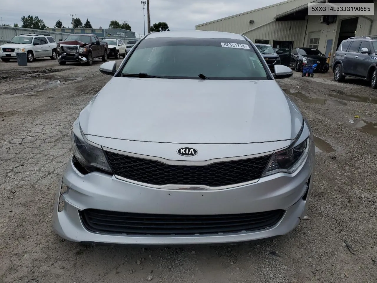 2018 Kia Optima Lx VIN: 5XXGT4L33JG190685 Lot: 66354214