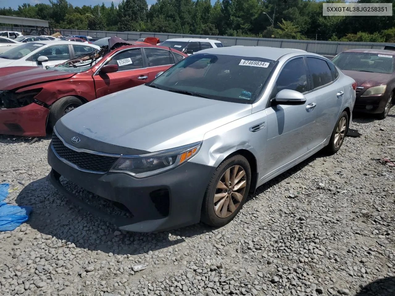 5XXGT4L38JG258351 2018 Kia Optima Lx