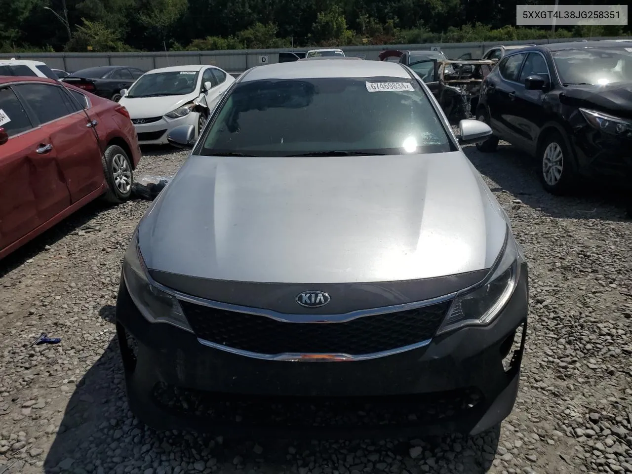 2018 Kia Optima Lx VIN: 5XXGT4L38JG258351 Lot: 67469834