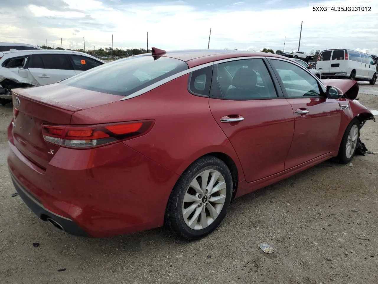 5XXGT4L35JG231012 2018 Kia Optima Lx