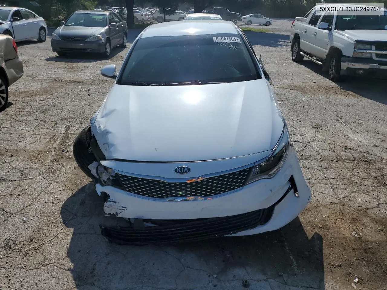 5XXGU4L33JG249764 2018 Kia Optima Ex