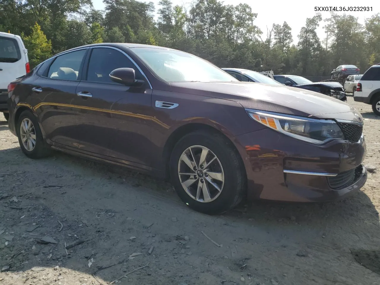 2018 Kia Optima Lx VIN: 5XXGT4L36JG232931 Lot: 67897924