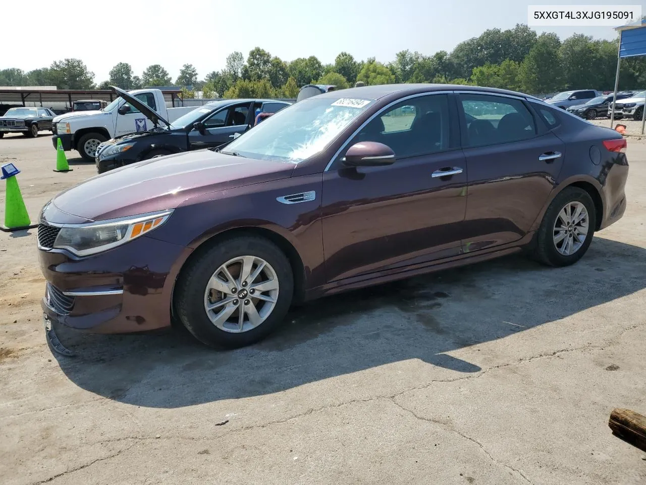 2018 Kia Optima Lx VIN: 5XXGT4L3XJG195091 Lot: 68216494