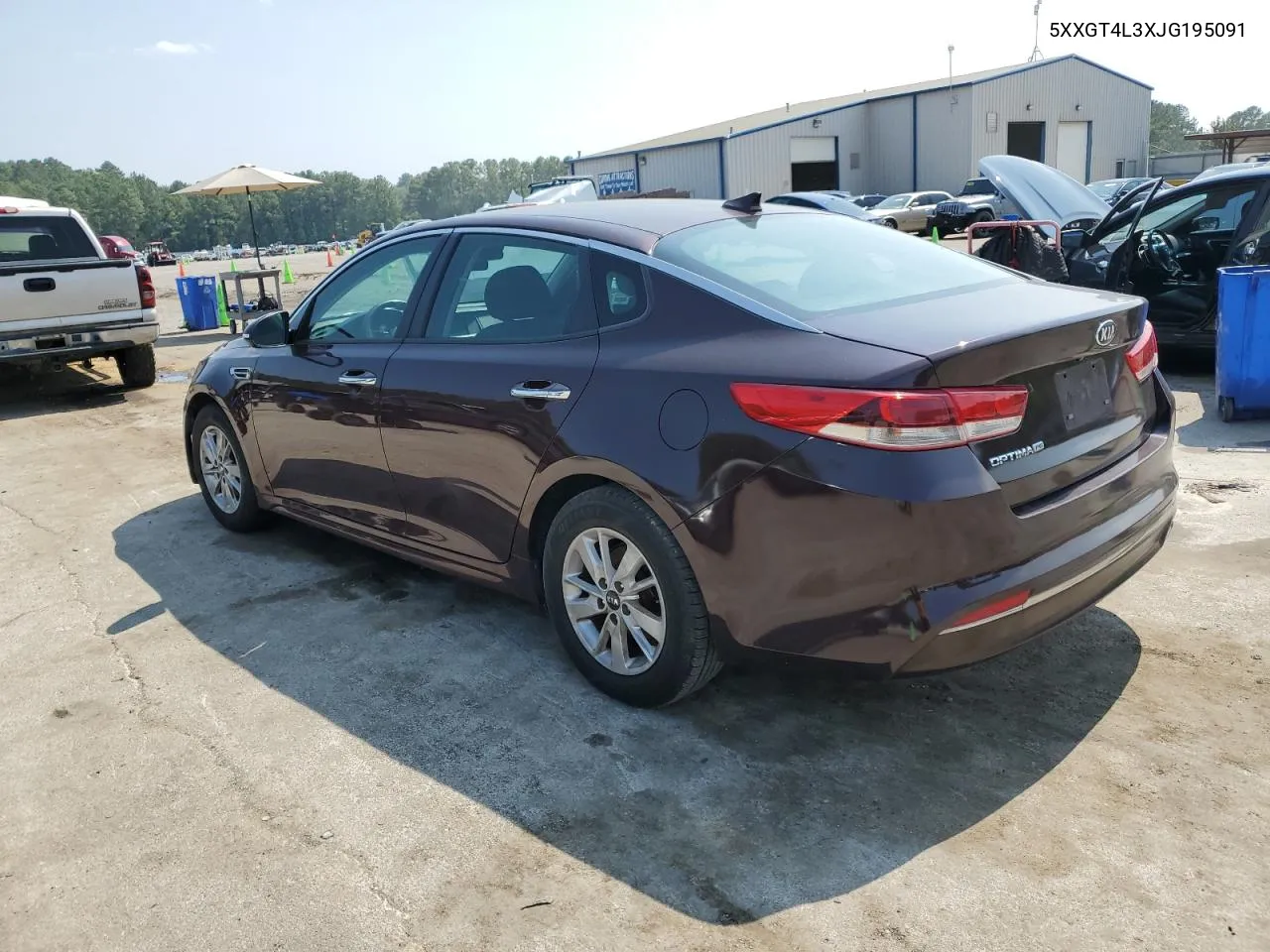 5XXGT4L3XJG195091 2018 Kia Optima Lx