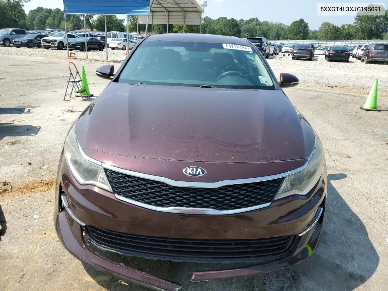 2018 Kia Optima Lx VIN: 5XXGT4L3XJG195091 Lot: 68216494