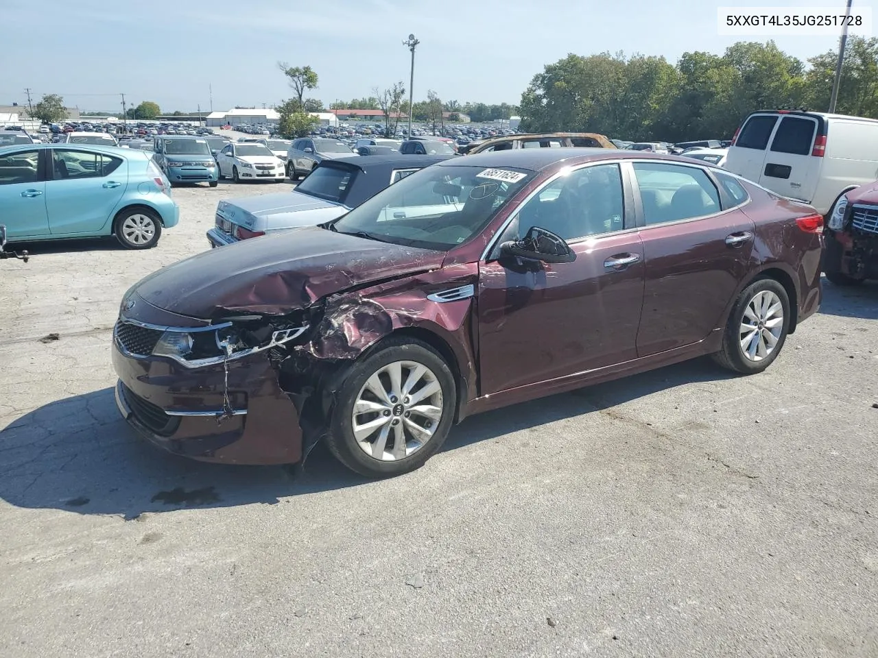 5XXGT4L35JG251728 2018 Kia Optima Lx