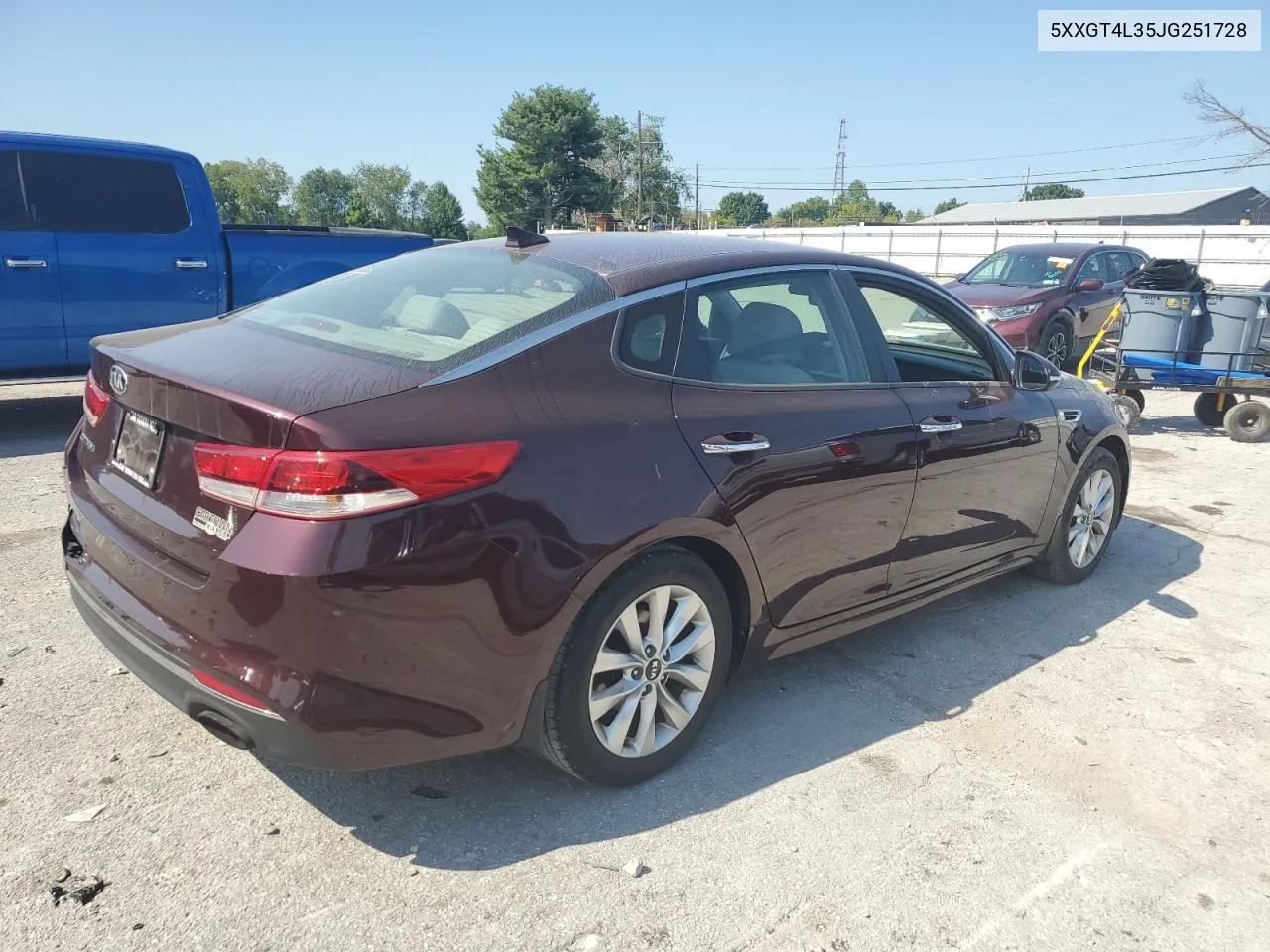 2018 Kia Optima Lx VIN: 5XXGT4L35JG251728 Lot: 68511624