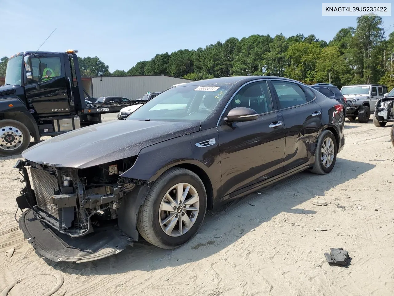 2018 Kia Optima Lx VIN: KNAGT4L39J5235422 Lot: 68805014