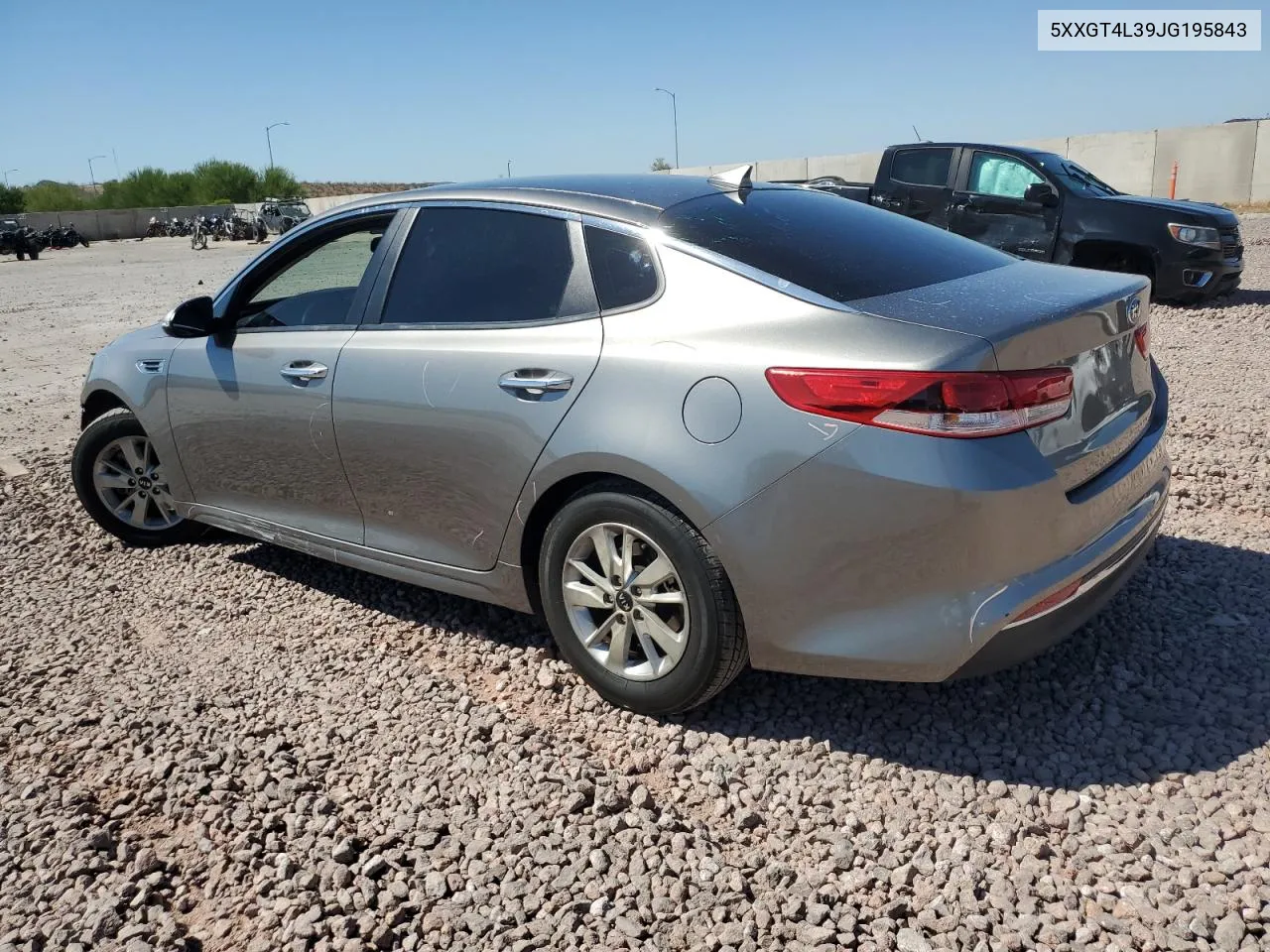 5XXGT4L39JG195843 2018 Kia Optima Lx