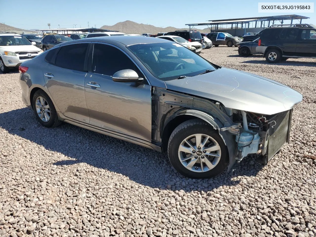 5XXGT4L39JG195843 2018 Kia Optima Lx