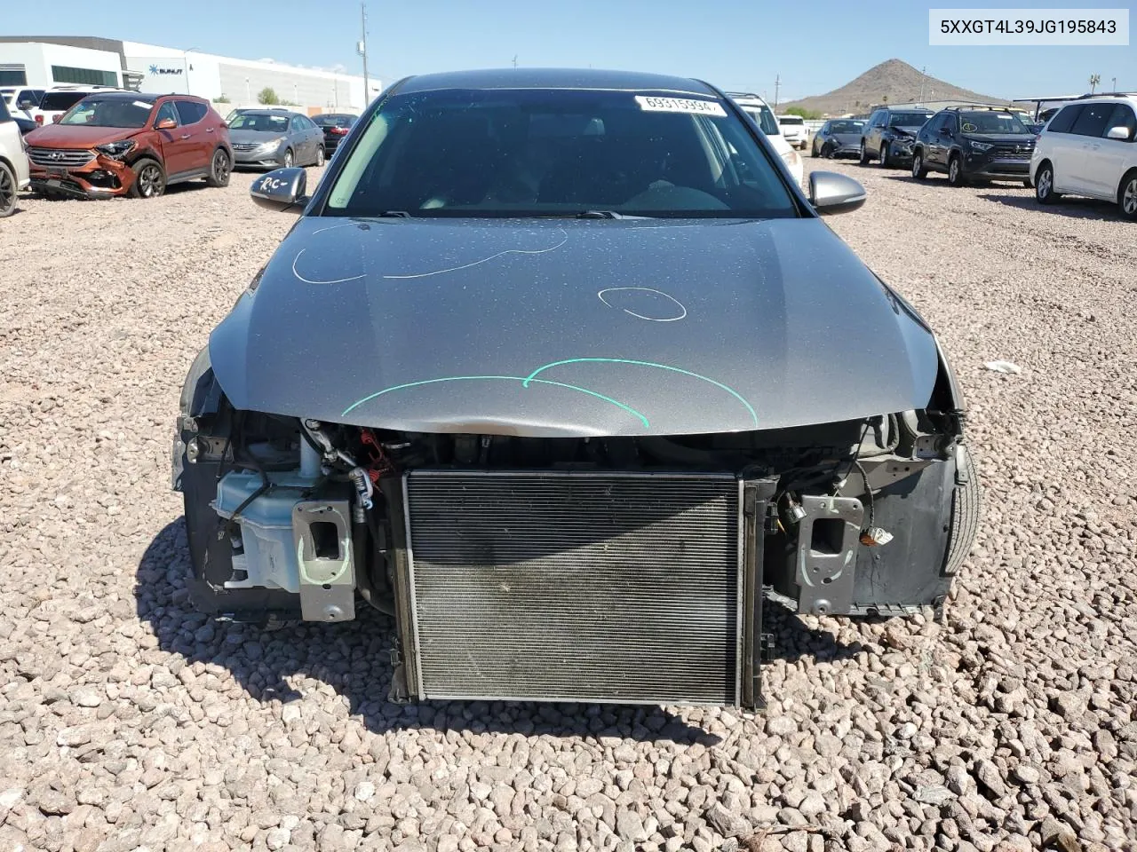 5XXGT4L39JG195843 2018 Kia Optima Lx