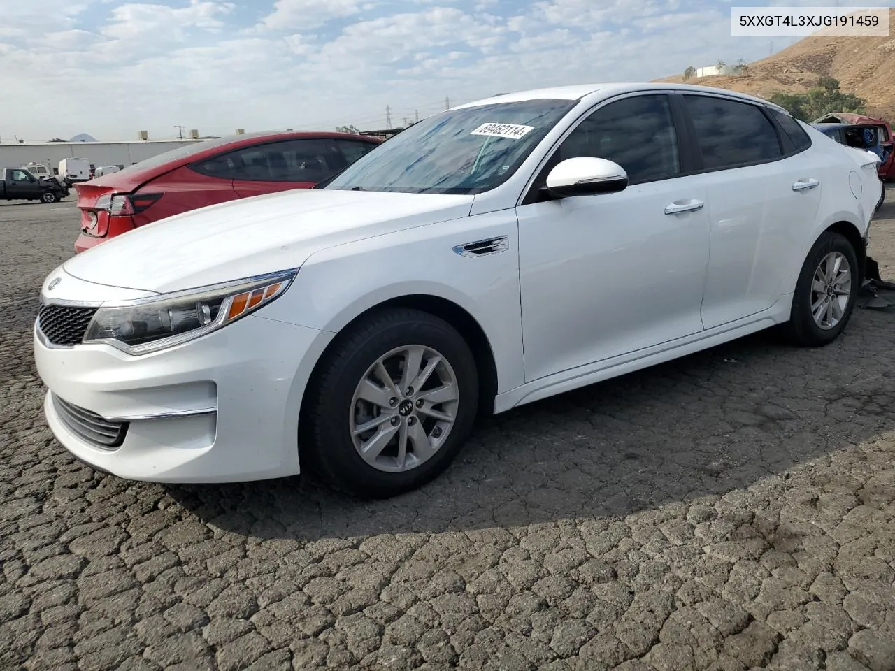 2018 Kia Optima Lx VIN: 5XXGT4L3XJG191459 Lot: 69462114