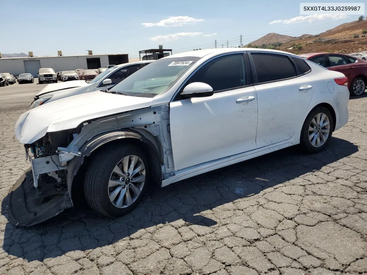 5XXGT4L33JG259987 2018 Kia Optima Lx