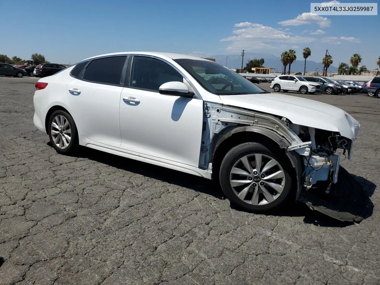 5XXGT4L33JG259987 2018 Kia Optima Lx