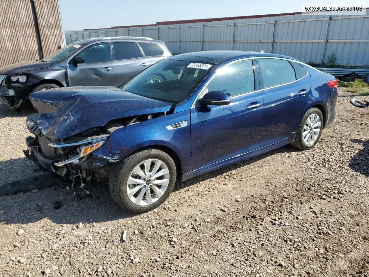 2018 Kia Optima Ex VIN: 5XXGU4L39JG189103 Lot: 70055294