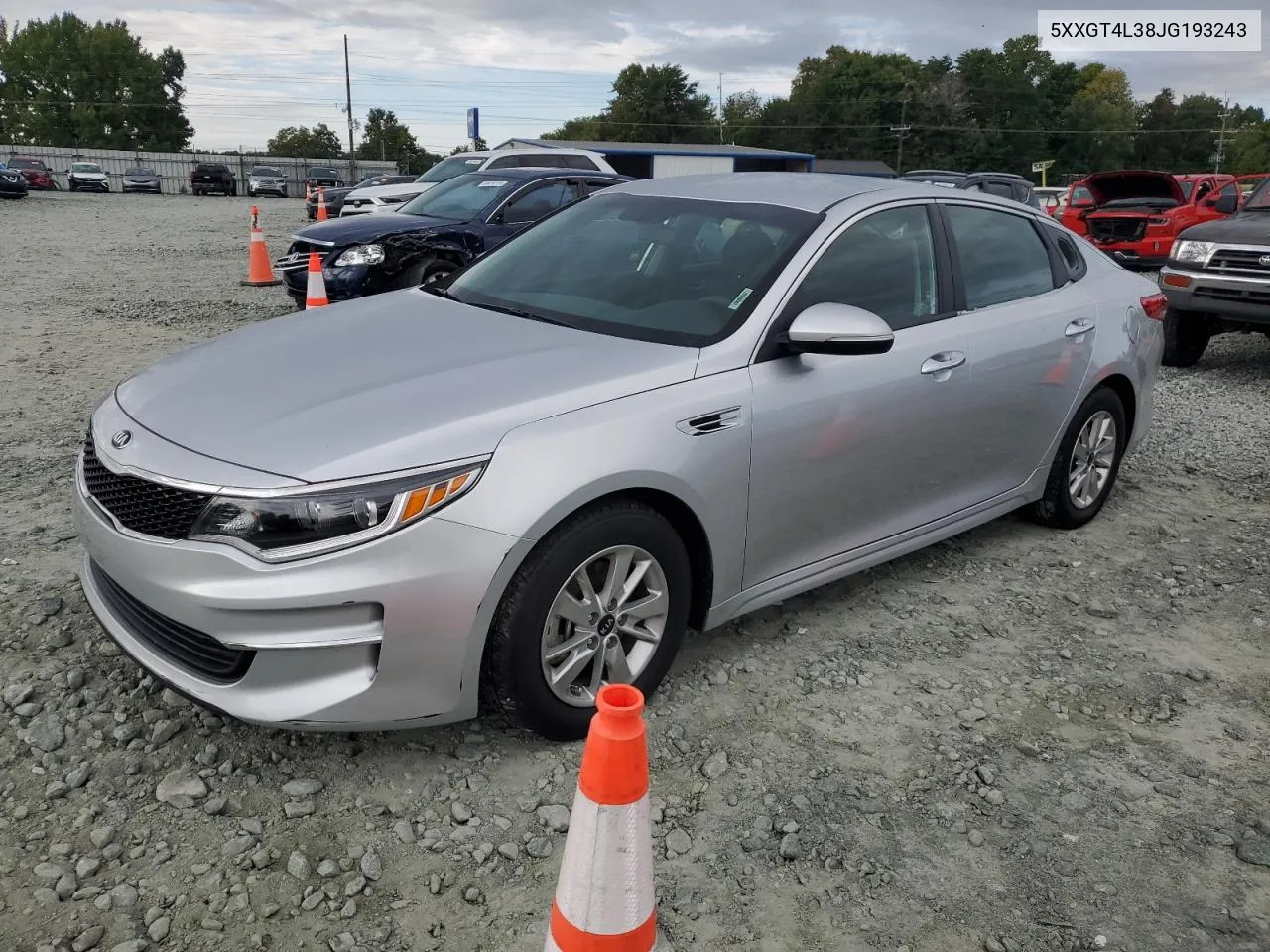 5XXGT4L38JG193243 2018 Kia Optima Lx