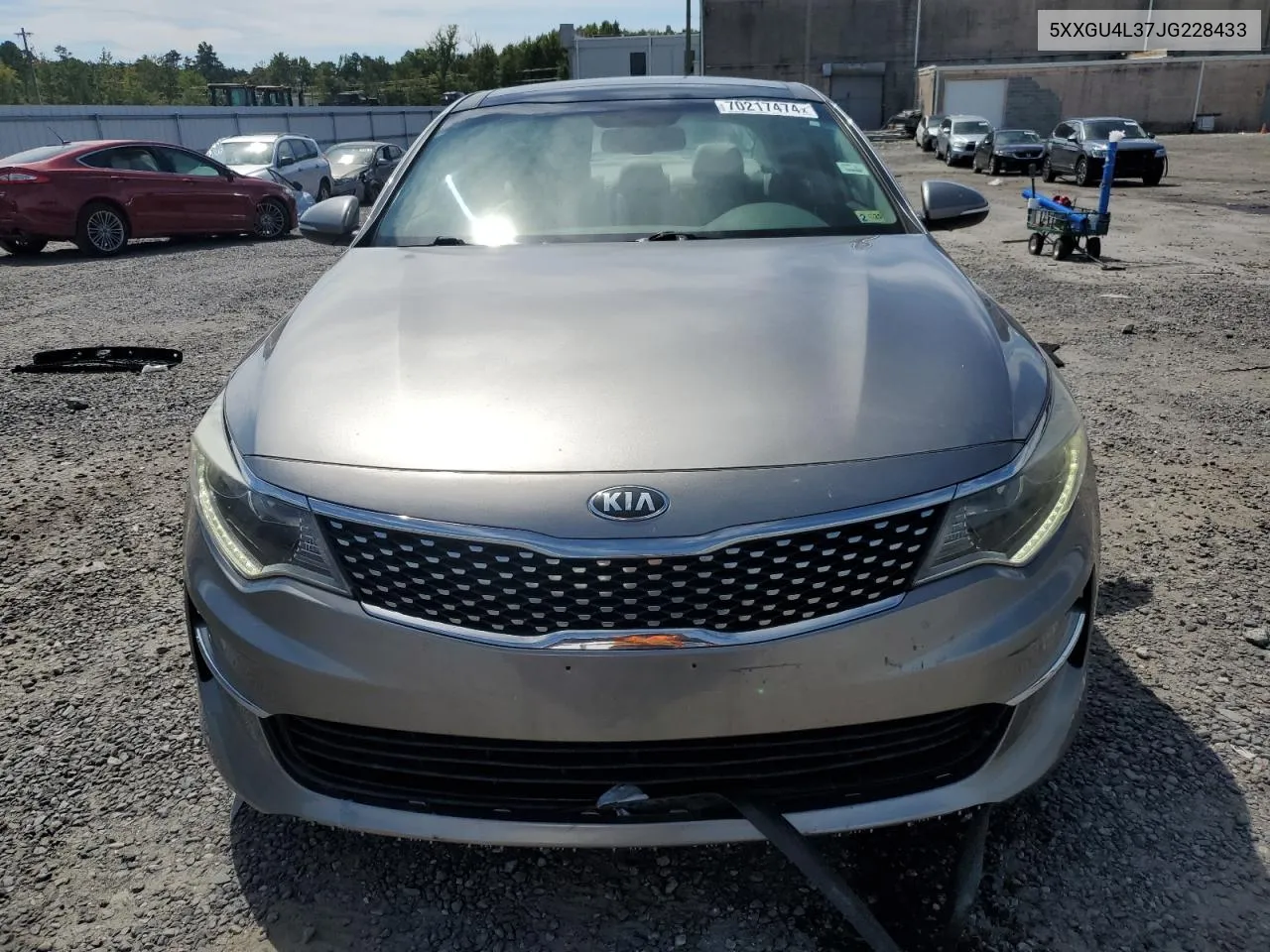 5XXGU4L37JG228433 2018 Kia Optima Ex