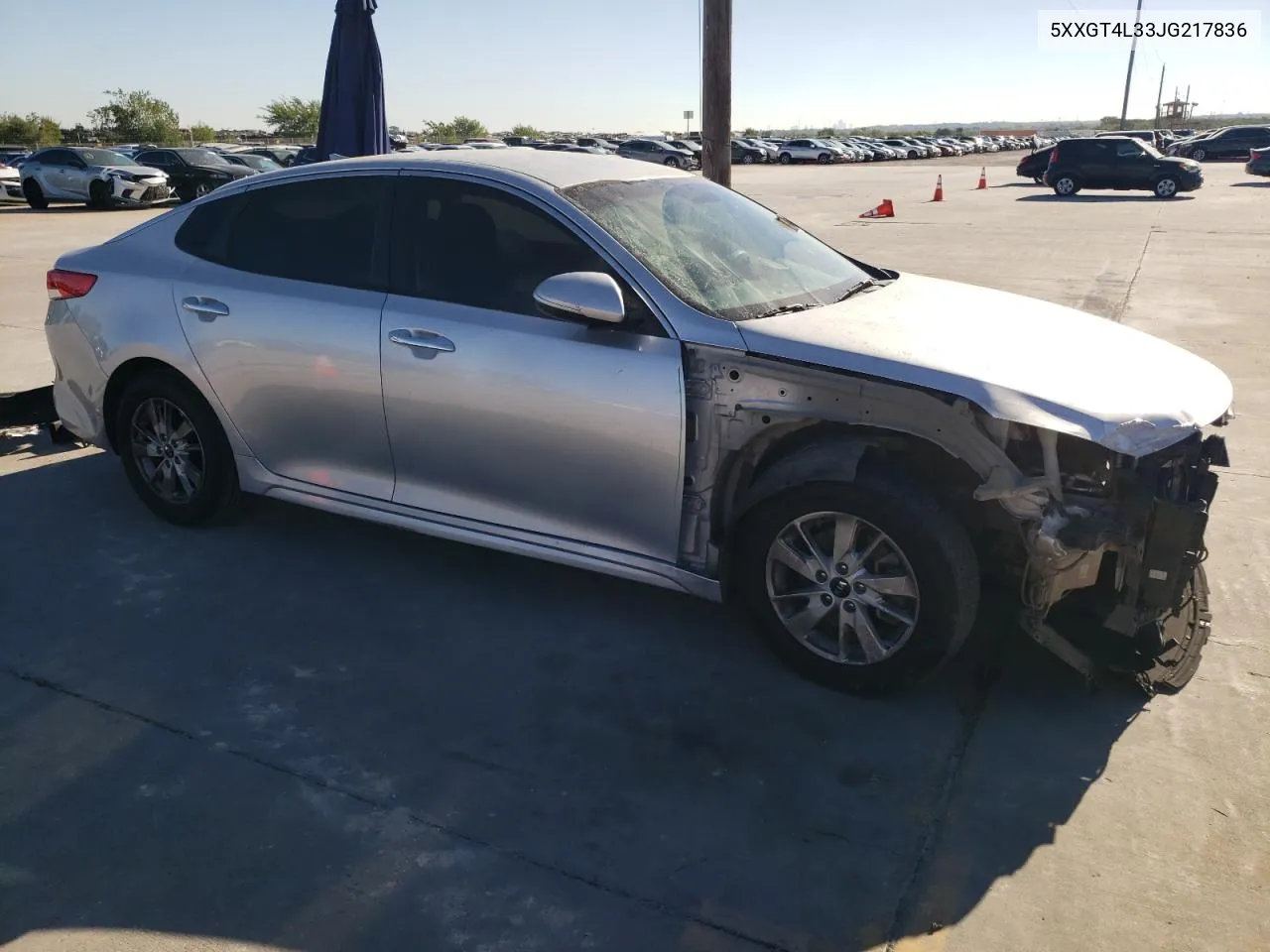 5XXGT4L33JG217836 2018 Kia Optima Lx