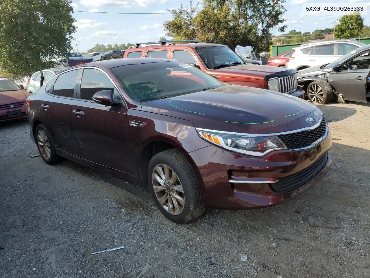 2018 Kia Optima Lx VIN: 5XXGT4L39JG263333 Lot: 70514974