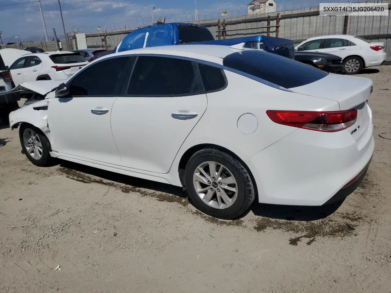 2018 Kia Optima Lx VIN: 5XXGT4L35JG206420 Lot: 70593694