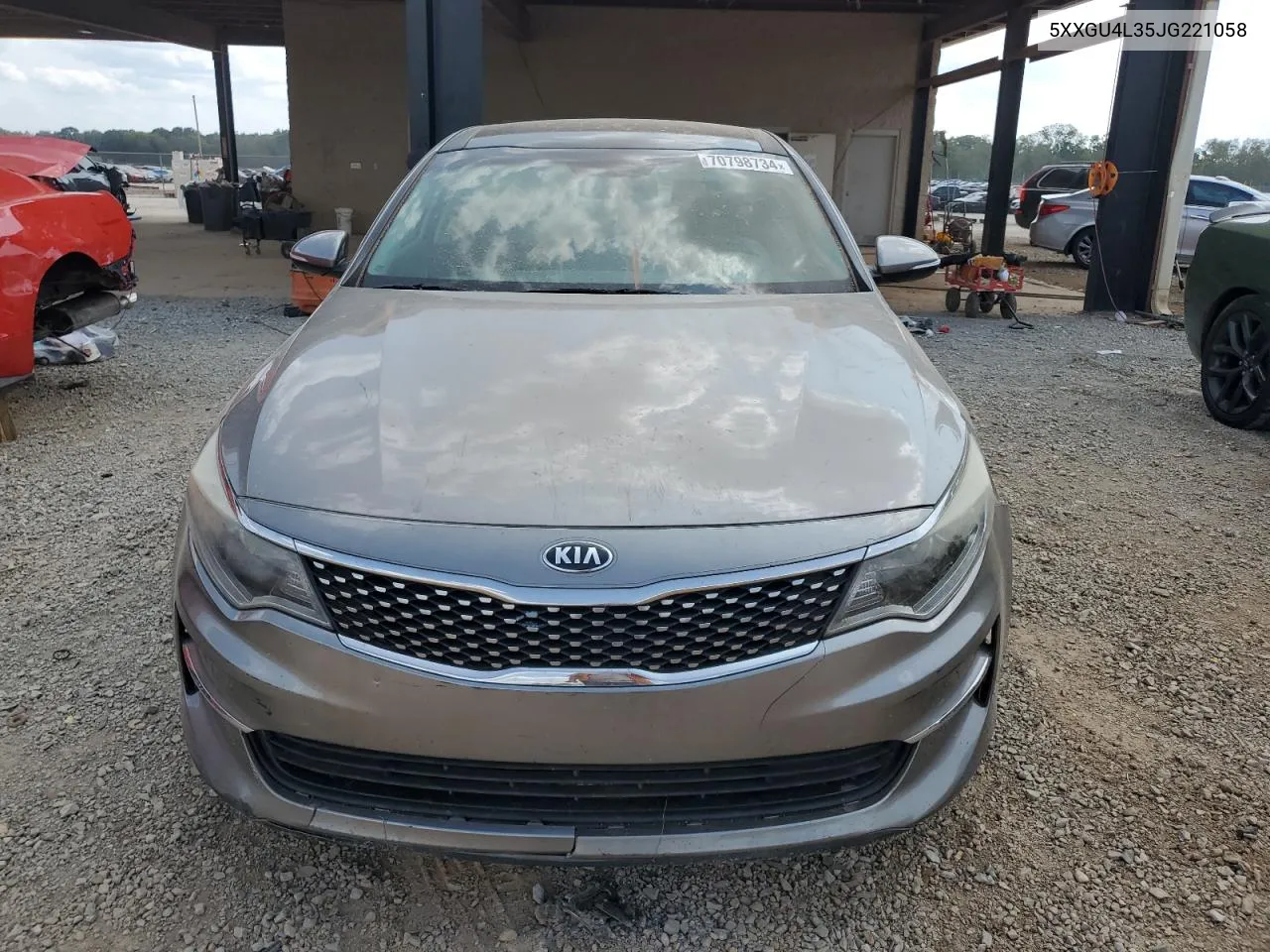 2018 Kia Optima Ex VIN: 5XXGU4L35JG221058 Lot: 70798734