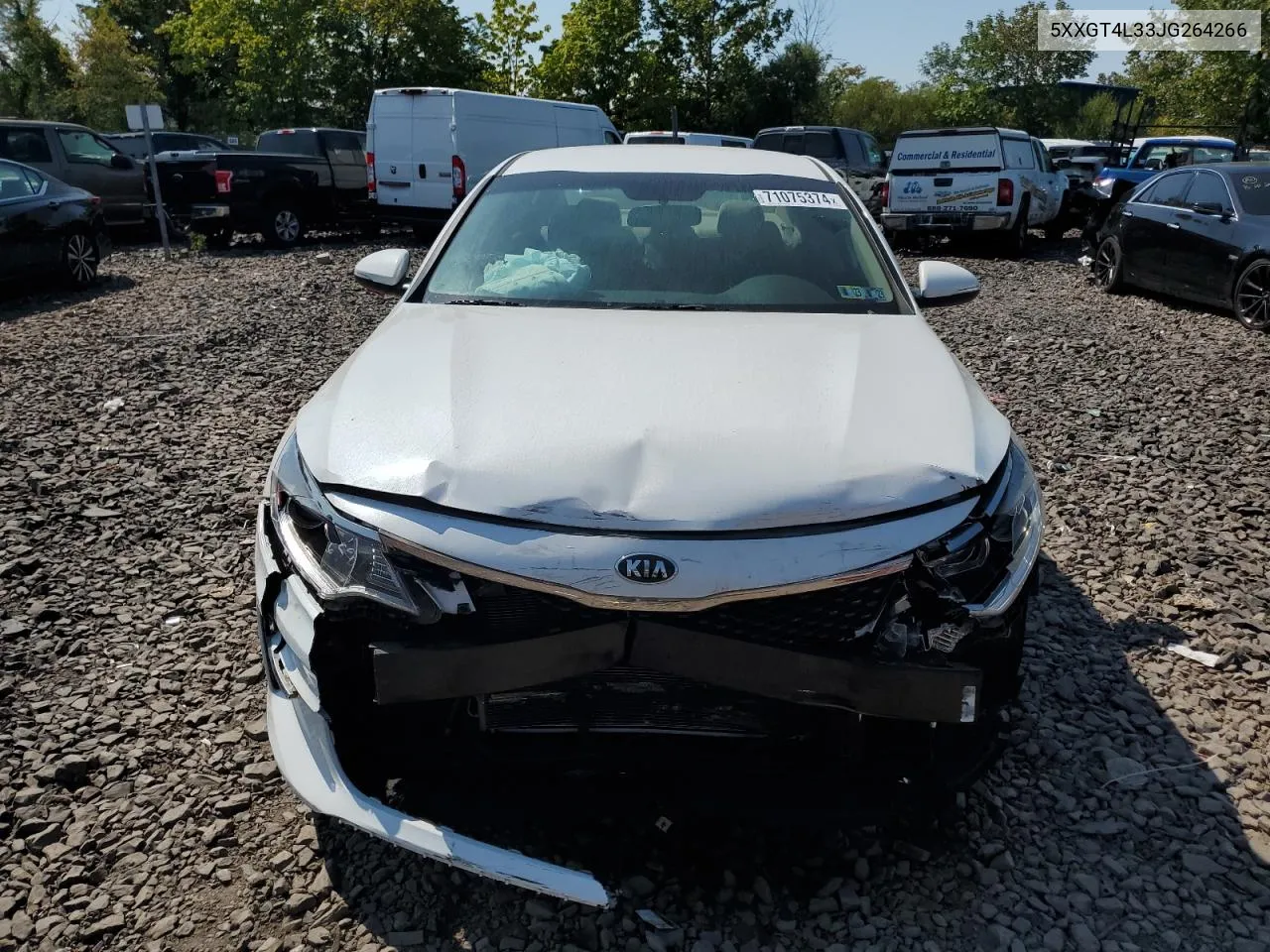 5XXGT4L33JG264266 2018 Kia Optima Lx