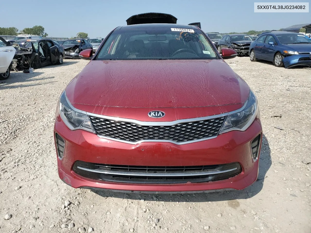 5XXGT4L38JG234082 2018 Kia Optima Lx