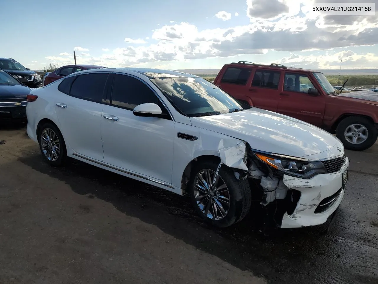 5XXGV4L21JG214158 2018 Kia Optima Sxl