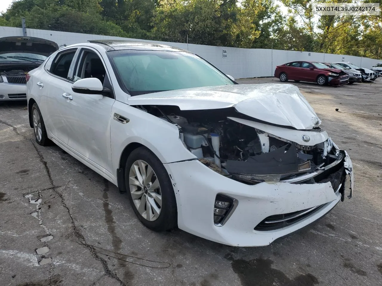 5XXGT4L39JG242174 2018 Kia Optima Lx