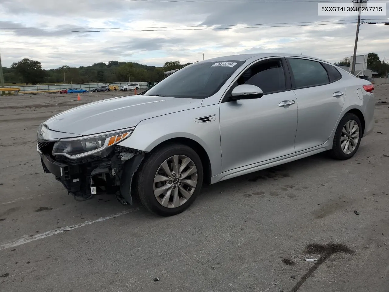 2018 Kia Optima Lx VIN: 5XXGT4L3XJG267715 Lot: 71415394