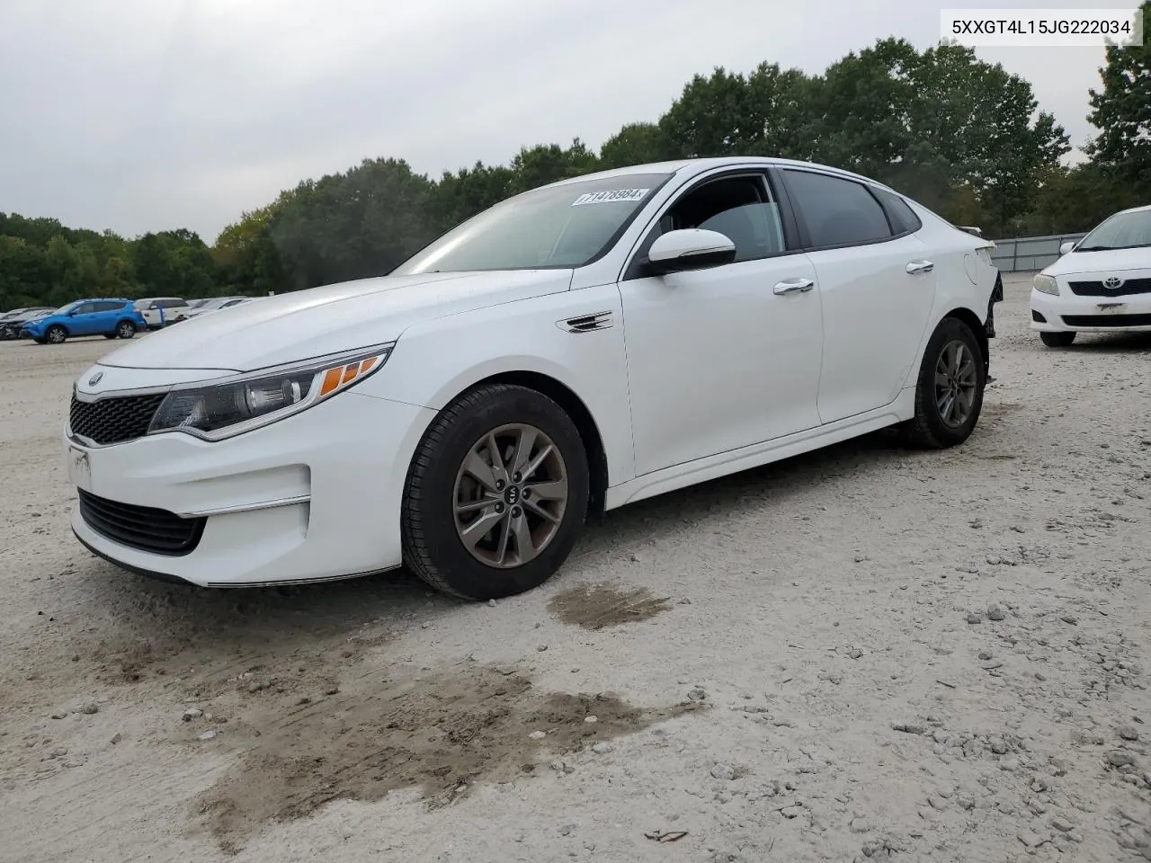 5XXGT4L15JG222034 2018 Kia Optima Lx