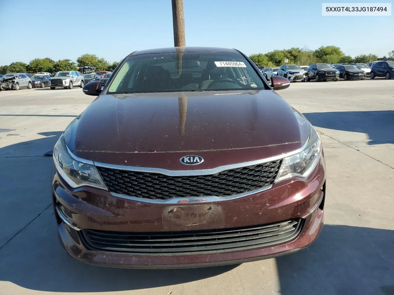 5XXGT4L33JG187494 2018 Kia Optima Lx