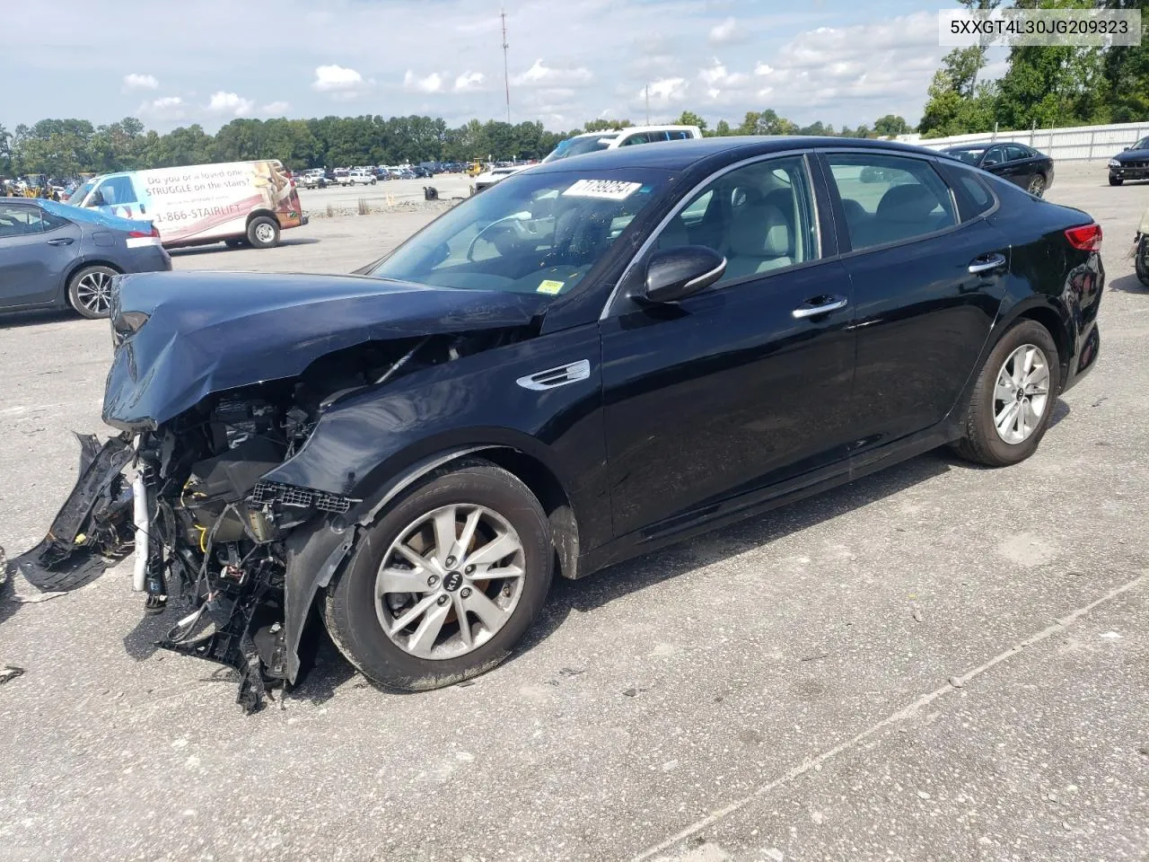 5XXGT4L30JG209323 2018 Kia Optima Lx