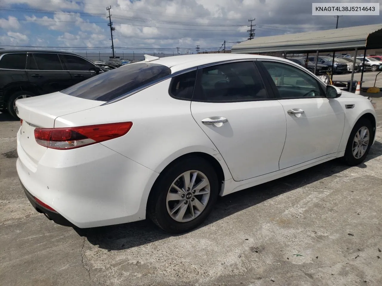 2018 Kia Optima Lx VIN: KNAGT4L38J5214643 Lot: 71838474