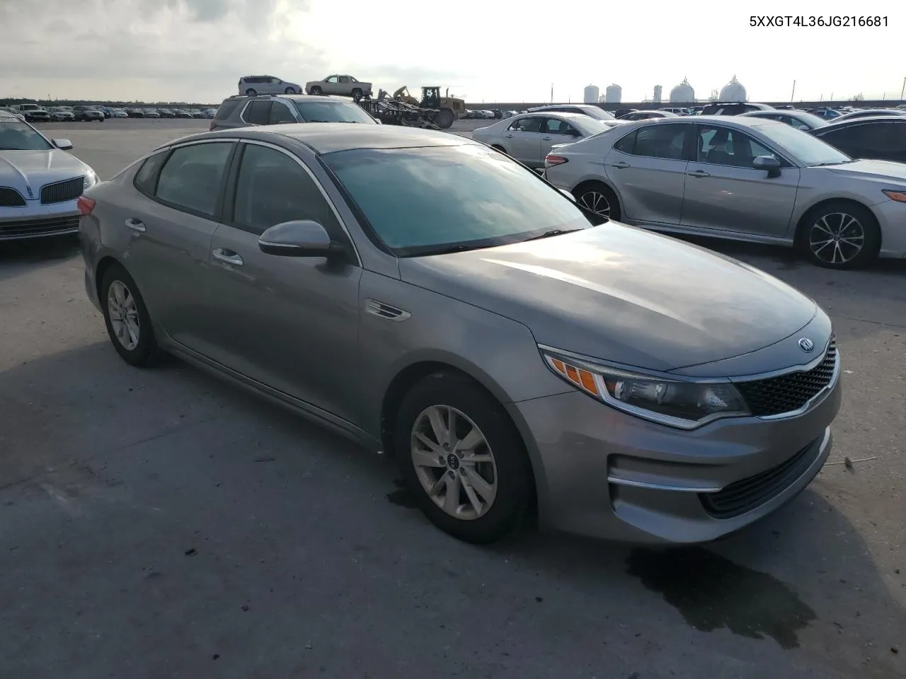 2018 Kia Optima Lx VIN: 5XXGT4L36JG216681 Lot: 71871504