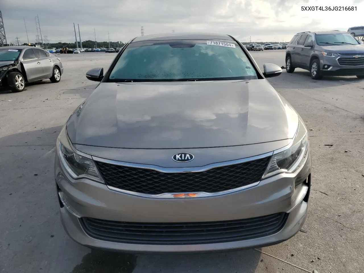 2018 Kia Optima Lx VIN: 5XXGT4L36JG216681 Lot: 71871504