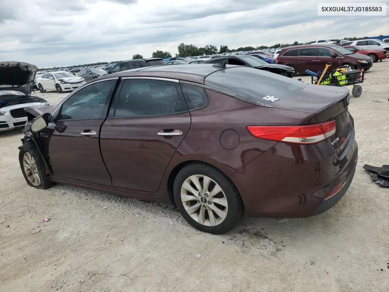 2018 Kia Optima Ex VIN: 5XXGU4L37JG185583 Lot: 71885004