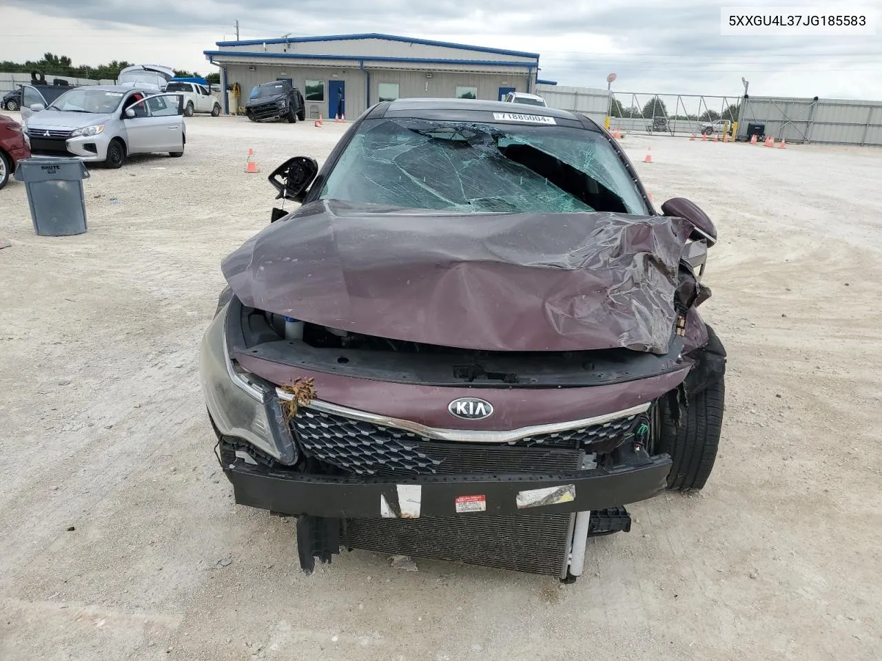 5XXGU4L37JG185583 2018 Kia Optima Ex