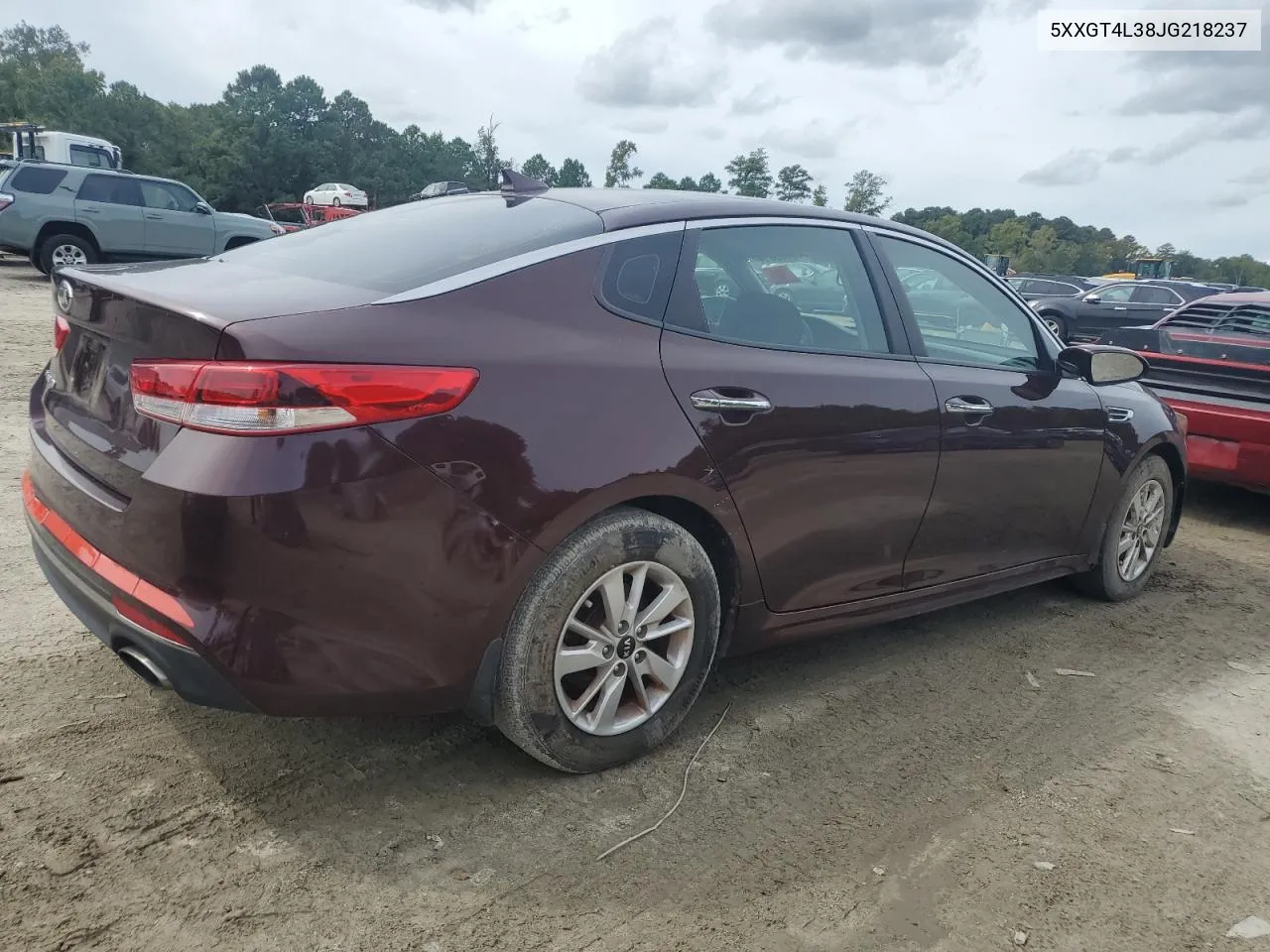 2018 Kia Optima Lx VIN: 5XXGT4L38JG218237 Lot: 72005614