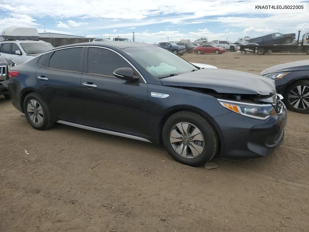 2018 Kia Optima Hybrid VIN: KNAGT4LE0J5022005 Lot: 72008254